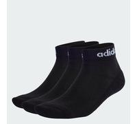 ADIDAS SPORTSWEAR Chaussettes de sport 'Linear' noir / blanc cassé, Taille 43-45