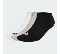 Socquettes rembourrées Essentials (3 paires) Medium Grey Heather / White / Black 28-30