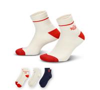 Socquettes rembourrées Nike Everyday Plus (3 paires) Multicolore 38-42