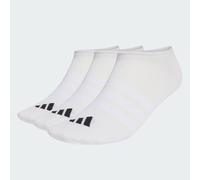 adidas Unisex THIN&LIGHT SPORTSWEAR NO SHOW SOCKS 3 PAIR PACK, white/white/black, 5-6 Years