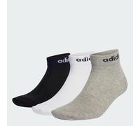 Socquettes Think Linear (3 paires) Medium Grey Heather / White / Black 37-39