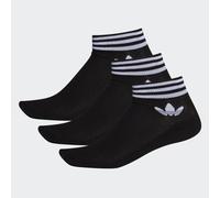 Socquettes Trefoil (lot de 3paires) Black / White 35-38