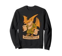 Socradactyle Funny Philosophy Ptérodactyle Socrate Pun Sweatshirt