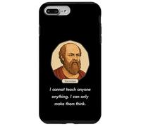 Socrate a Dit « Je ne Peux Pas enseigner Seulement Faire Penser aux Gens » (Sombre) Coque pour iPhone 7 Plus/8 Plus