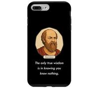 Socrate a Dit « Only Wisdom is Knowing You Know Nothing » Dark Coque pour iPhone 7 Plus/8 Plus