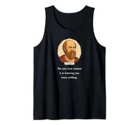 Socrate a Dit « Only Wisdom is Knowing You Know Nothing » Dark Débardeur