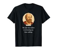 Socrate a Dit « Only Wisdom is Knowing You Know Nothing » Dark T-Shirt