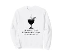 Socrate Hemlock I Know That I Know Nothing Philosophy Sweatshirt