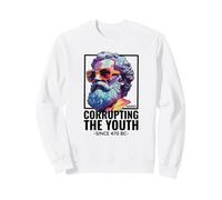 Socrate Philosophe de la Jeunesse Corruption Philosophie Grecque drôle Sweatshirt