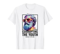 Socrate Philosophe de la Jeunesse Corruption Philosophie Grecque drôle T-Shirt