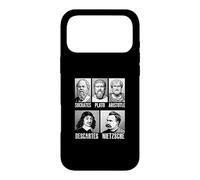 Socrate Platon Aristote Descartes Nietzsche Philosophie Coque pour iPhone 17 Pro Max