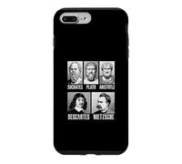 Socrate Platon Aristote Descartes Nietzsche Philosophie Coque pour iPhone 7 Plus/8 Plus