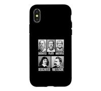 Socrate Platon Aristote Descartes Nietzsche Philosophie Coque pour iPhone X/XS