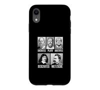 Socrate Platon Aristote Descartes Nietzsche Philosophie Coque pour iPhone XR