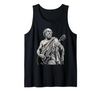 Socrates Philosophe Jouant de la Guitare électrique à Bascule Humour Débardeur