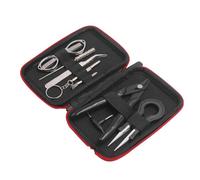 Socueny Cutter, ciseaux pliables, brosse, tournevis, kit d'outils de bricolage, kit de fixation, kit de pincettes en céramique multifonctionnelles
