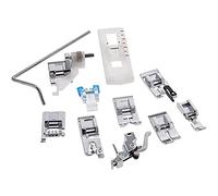 Socueny Kit de pieds-de-biche pour machine à coudre à boutons - Convient pour les machines à coudre domestiques multifonctionnelles