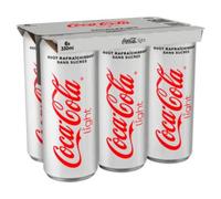 Soda au Cola Light sans Sucres COCA-COLA 6 x 33 cl