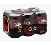 Soda au Cola Zéro (Boisson Rafraîchissante Sans Sucres) Lot de 18 Canettes de 330 ml (3 Packs de 6) - Plaisir Pétillant et Zéro Calorie
