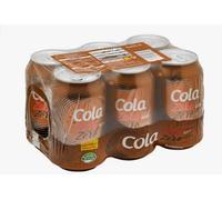 Soda au Cola Zéro Zéro (Sans Sucres et Sans Caféine) Lot de 18 Canettes de 330 ml (3 Packs de 6) - Plaisir Léger et Sans Excitant