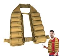 Soda Beverage Belt - Drink Vest Beverage Holder, Reusable Drinking Vest Beverages Holder Vests with 12 Pocket for Climbing, Hiking, Mountaineering, Travel, Camping, Beer DrinkingS Vests