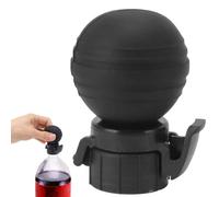 Soda Bottle Tops, Silicone Soda Bottle Stopper, Reusable Soda Bottle Caps, Bouchon de bouteille pour Soda, 7 x 4,8 x 4,8 cm Push Type Bottle Lid for Soda, Carbonated Beverage Bottle Stopper for