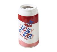 Soda Can Ceramic Vase | Soda Can Vase | Colorful Ceramic Vase | Lucky Cherry Cream Soda Vase | Creative Ceramic Soda Can Vase | Versatile Soda Can Ceramic Vase for Home Decoration