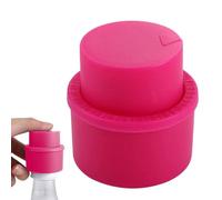 Soda Saver Cover - Push Type Beverage Bottle Stopper, Soda Fizz Keeper for Can and Bottle | Reusable Drink Sealing Lid for Camping Picnic Travel | Leak Resistant Carbonation Preserver for Party