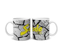 Soda Stereo - Bande de rock argentine - Rock national argentin - Tasse en céramique de qualité AA 325 ml - Passe au lave-vaisselle et au micro-ondes - Nous sommes Sportivo Maglietta (TAZ2725)