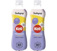 Sodapop Keli Maracuja Syrup 2x500ml Passionsfrucht vegan kalorienarm