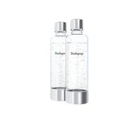 Sodapop Logan & Cooper Pro Lot de 2 bouteilles de rechange en PET pour machine à gazéifier Cooper Pro & Logan, sans BPA, 850 ml