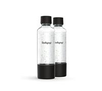 Sodapop Set de bouteilles en PET Logan, bouteilles de rechange exclusivement pour Sodapop Bulleur à eau Logan, sans BPA, 2 x 850 ml
