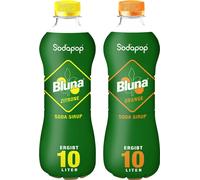 Sodapop Sirop Bluna Citron Orange 2x500ml Set de sirops pour boissons