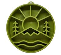 SodaPup Great Outdoors Bol d'enrichissement - Bol d'alimentation lente durable fabriqué aux États-Unis à partir de matériau non toxique, sans danger pour les animaux de compagnie