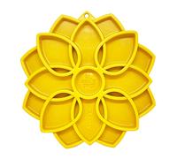 SodaPup Mandala eTray - Plateau d'alimentation lente durable fabriqué aux États-Unis à partir de matériau non toxique, sans danger pour les animaux de compagnie, pour la stimulation mentale, apaisant,