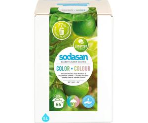 SODASAN Lessive Liquide "Color" au Citron Vert - 5 L