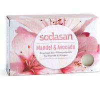 SODASAN Savon en pain Amande et Avocat 100 g