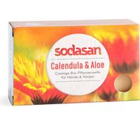 SODASAN Savon en pain au calendula et à l'aloès 100 g