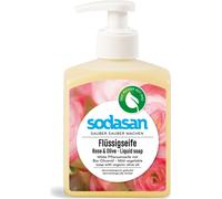 Sodasan Savon liquide Rose & Olive 0,3L savon végétal doux (1 paquet)