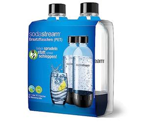 SodaStream 1041243490 Bouteilles - Gris (Transparent) - 2x 1 L