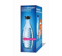 SodaStream Carafe en verre Crystal 615 ml Couvercle noir 3000080