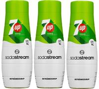 Sodastream 7UP Free Zero sirop, 440 ml, 3 pièces