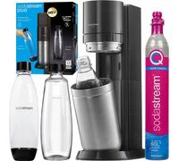 SodaStream Appareil à gazéifier Duo Titan Set avec bouteille en verre Bouteille en plastique