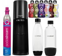 Sodastream Appareil à gazéifier Terra Noir 2x1L Bouteilles Bolero Set
