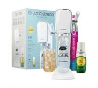 SodaStream ART - Machine à eau pétillante - blanc avec accessoires et saveur Ginger Ale