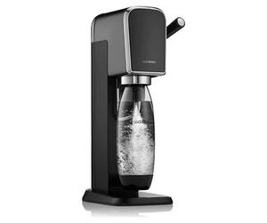 SodaStream ART Machine à eau pétillante et à sodas - 1 Bouteille 1 L - 1 Recharge Gaz 60 L - Noir