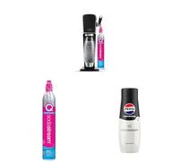 sodastream Art noire + Cylindre CQC rose + Pepsi sans sucres