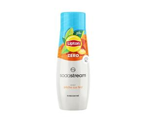 Sodastream Concentré Lipton Ice Tea Saveur Pêche Zéro pour Machine à Eau Pétillante et Soda | Préparez jusqu'à 9 Litres de Lipton en Quelques Secondes, Goût Original, 440ml