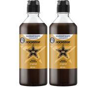 Sodastream Concentré Rockstar Zéro Sucres pour Machine à Eau Pétillante et Soda | Préparez jusqu'à 9 Litres de Boisson Energisante en Quelques Secondes, 440ml (Lot de 2)