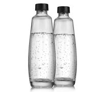 SodaStream DUO (1047205490) 2 Glass bottles, 1 L, Transparent/Black